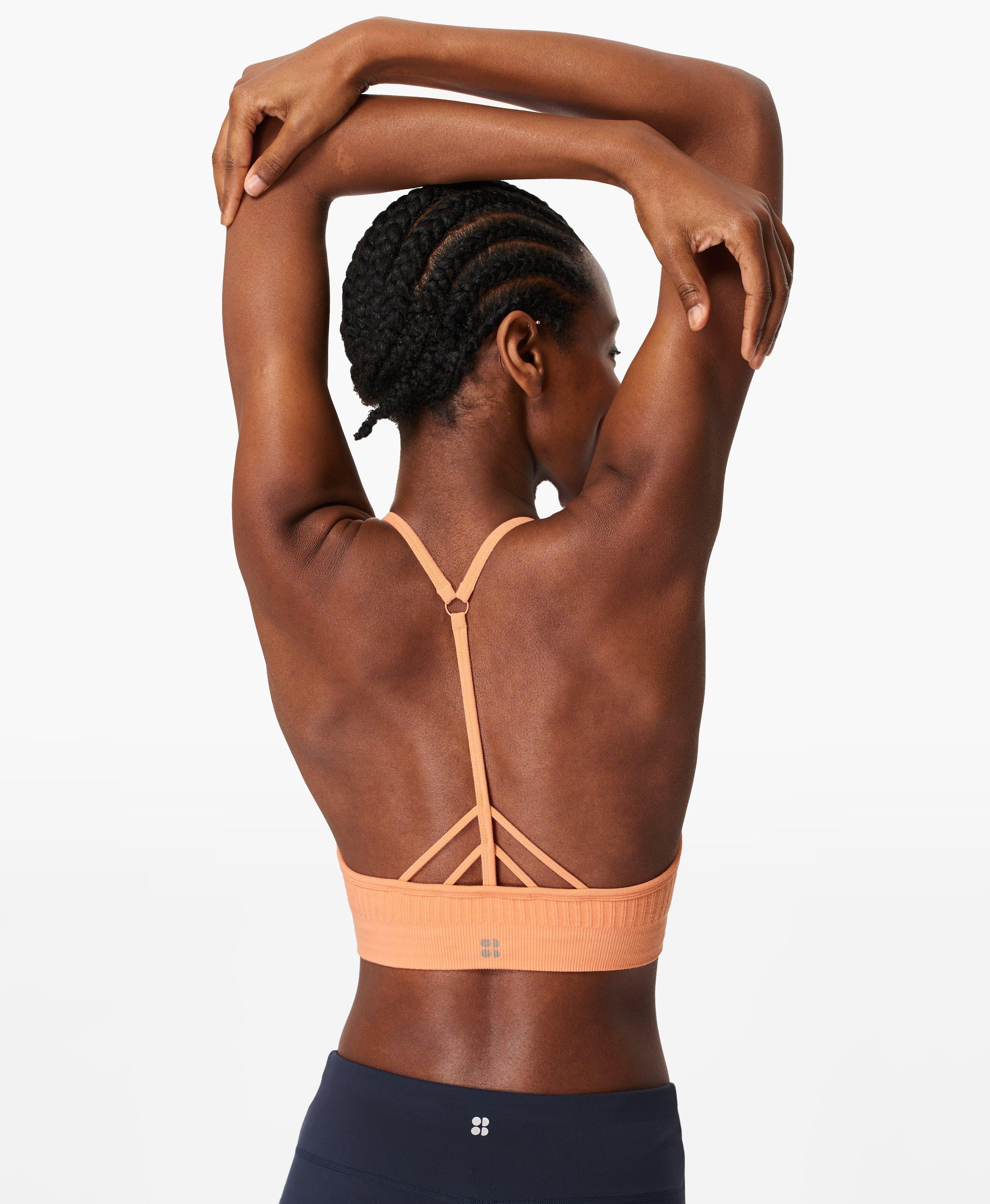 Womens Brief Bra Sport Comfort Stretch Underwear Support Yoga Running Poly I9D8